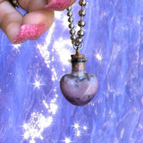 Amethyst Cork Locket