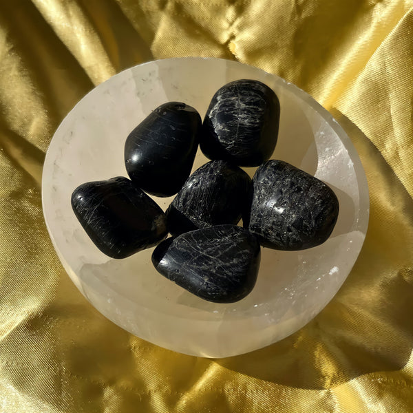 Black Tourmaline Tumbled Stone